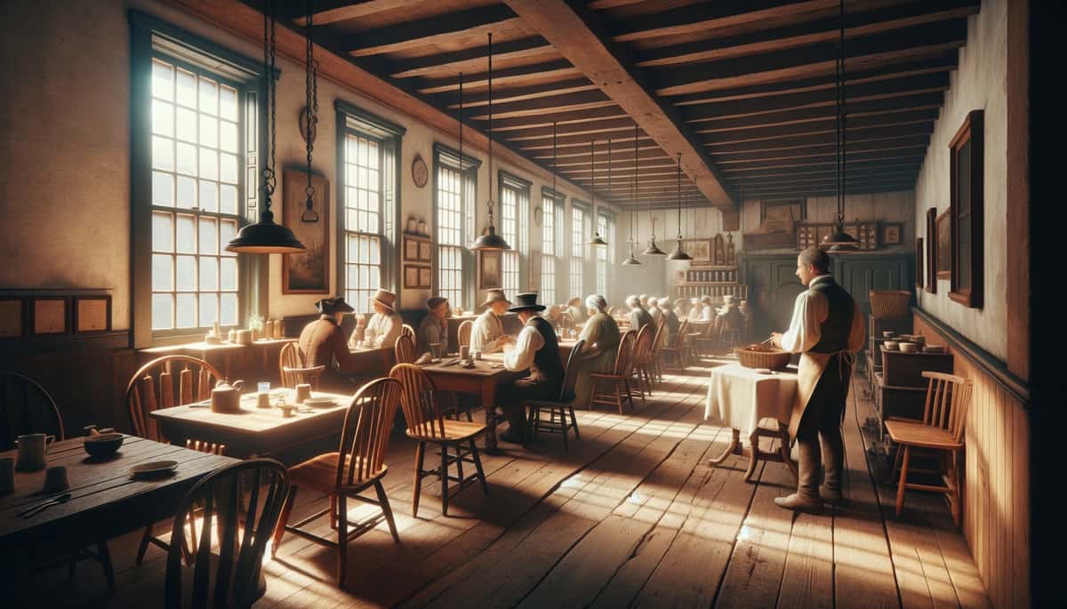 The Parker's Cafe, which is part of the history of the Omni Parker House Hotel.