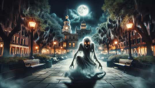 One of the haunted locations you'll visit on this tour.